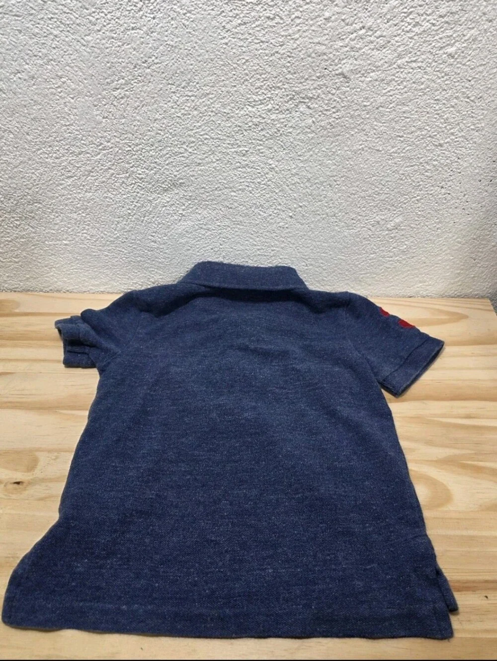 Kids Polo Ralph Lauren Boys Blue Polo Shirt Embroidered Big Red Pony Kids Sz 2T